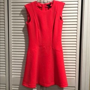 H&M coral dress, size 6, worn once!